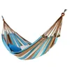 Image de Hamac en toile - PROLOISIRS - Ipe 240X140 - Bois massif - Bleu - 1 personne - 150 kg