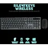 Image de Clavier et Souris Sans Fil - AD Advance - SILENTKEYS WIRELESS - 105 Touches - 1600 DPI - Azerty