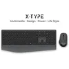 Image de Pack clavier souris - AD ADVANCE - X TYPE - Ergonomique - Design ambidextre - Silencieux