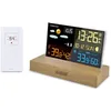 Image de Station Météo - LA CROSSE TECHNOLOGY - WS6206 - Design Moderne - Couleur Marron - Intérieur