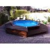 Image de Piscine bois Ubbink Océa - 430 H120cm - Liner Bleu - Hors sol semi enterrée ou enterrée - Garantie 15 ans