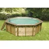 Image de Ubbink Piscine bois Océa 430 H120cm - Liner Beige - Hors sol semi enterrée ou enterrée - Garantie 15 ans