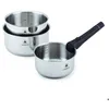 Image de LAGUIOLE CUISSON - Set de 3 casseroles inox amovible 16/18/20cm - Réactif