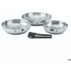 Image de LAGUIOLE CUISSON - Set de 3 poêles inox amovible 20/24/28cm - Réactif