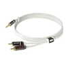 Image de Real Cable Câble audio iPlug J35M2 Jack 3,5mm / 2 RCA - 1,5 m