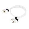 Image de Real Cable Câble audio 2 RCA / 2 RCA Blanc - 5 m