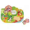 Image de Puzzle Encastrement 6 pièces - JANOD - Happy Farm - Enfant - Beige - A partir de 18 mois