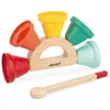 Image de Jouet musical - JANOD - Clochette en métal - 5 clochettes - 1 baguette - 18 mois et plus