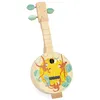 Image de Jouet musical - JANOD - Banjo Jungle Gioia - 3 cordes - 3 clés daccordage - Bois beige