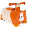 Image de Porteur Hamster en bois JANOD - Roues multidirectionnelles - Coffre intégré - Dès 12 mois