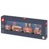 Image de Train de pompiers en bois - JANOD - J08590 - Bleu - Dès 3 ans