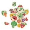 Image de Magnets - JANOD - Fruits et Légumes J09648 - 24 pièces - Bois - Pour enfants