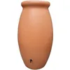 Image de Récupérateur deau JARRE TOSCAN - Plastique - Couleur terre cuite - Ø99 x 176 cm - 1000L - BELLI