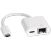 Image de Adaptateur réseau - DLH - USB-C vers RJ45 - Gigabit - PD 100W - USB-C mâle