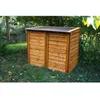 Image de CHALET & JARDIN Coffre de rangement 1350L - 150x98x130cm - Marron