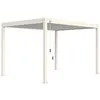 Image de Pergola bioclimatique autoportante blanc - OMBREA - 300 x 400 x H. 258 cm