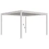 Image de Pergola bioclimatique autoportante OMBREA - 400 x 400 - Toit orientable - Design contemporain