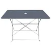 Image de Table de jardin - CHALET & JARDIN - Bistro - Pliable - Acier - Gris