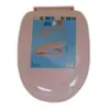 Image de Abattant WC Rose Fermeture Douce - MSV - Universel - Entraxe de fixation universelle