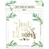 Image de Jeu d'animation mariage - SUD TRADING - Jeu des 12 Mois - 2 joueurs ou plus - Lot de 15 cartes - 1 carte de présentation