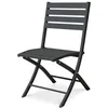 Image de Chaise de jardin pliante MARIUS en aluminium - GRIS ANTHRACITE
