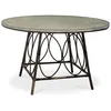 Image de Table de Jardin Ronde Ushuaia 125cm Marron