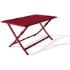 Image de Table de jardin pliante MARIUS (140x80 cm) en aluminium - CARMIN