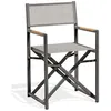 Image de Fauteuil de jardin pliant HONFLEUR gris anthracite DCB GARDEN
