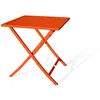 Image de Guéridon de jardin pliant MARIUS (70x70 cm) en aluminium - ORANGE