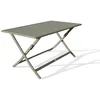 Image de Table de jardin pliante MARIUS (140x80 cm) en aluminium - VERT KAKI