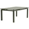 Image de Table de jardin - Kaki - Aluminium - 180/240 x 100 cm - Miami