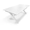 Image de Table de jardin en aluminium - Blanc - FLORIDE