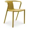 Image de Fauteuil de jardin - CITY GARDEN - DIEGO-FT - Moutarde - Empilable - Confortable avec accoudoirs