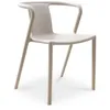 Image de Fauteuil de jardin empilable en polypropylène sable