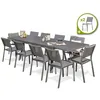 Image de Ensemble repas STOCKHOLM 200/300 12 places en aluminium