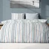 Image de Parure de couette - COTE DECO - Calanque - 240x220 cm - 50% Lyocell/50% Coton - Bleu
