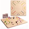 Image de Jeu de Toc réversible 4 et 6 joueurs - Jeux de société - Jeux pour la famille - Jeux de plateau - Blanc