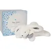 Image de Doudou et Compagnie - Peluche Lapin -25 cm - Lapin Pompon Blanc/Bleu - Jolie Boîte Cadeau - Happy Glossy - Happy Doudou To You
