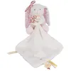 Image de DOUDOU ET COMPAGNIE - Doudou lapin pantin Vanille Fraise 10cm Rose