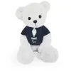 Image de Peluche Doudou Et Compagnie Ours Ãquipe De France Blanc en occasion ou reconditionné