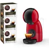 Image de KRUPS Nescafé Dolce Gusto Machine à café + 48 dosettes Cafetière espresso Compact Multi-boissons Piccolo XS rouge YY4580FD