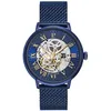 Image de Pierre Lannier Homme 318B468 Milanais PVD bleu