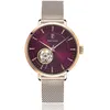 Image de Montre femme Pierre Lannier automatique acier rose - PIERRE LANNIER - Bracelet acier femme