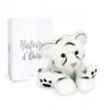 Image de Peluche Bébé Tigre Blanc - HISTOIRE DOURS - 18 cm - Mixte - Intérieur - Plush