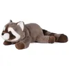 Image de Peluche - HISTOIRE DOURS - HO3303 - Raton laveur marron - 32 cm - Ventre lesté apaisant