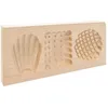 Image de Moule bois biscuits fourrés - SCRAPCOOKING - Petits Biscuits - 3 empreintes - 20x10x2cm
