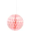 Image de Boule papier alvéolée rose bonbon 12 cm - Rose