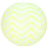 Image de Lanterne japonaise - Non spécifié - 35 cm - Papier - Métal - Jaune à chevrons blancs
