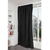 Image de Rideau Phonique Occultant et Thermique MOONDREAM galon fronceur Noir 140x260 cm