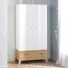 Image de Armoire enfant et bébé Archipel - Blanc & Chêne